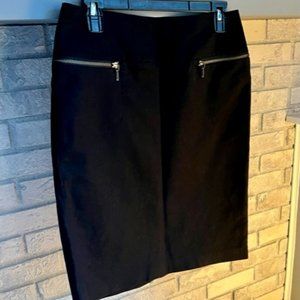 Women's Pencil Skirt, Size 6, Black